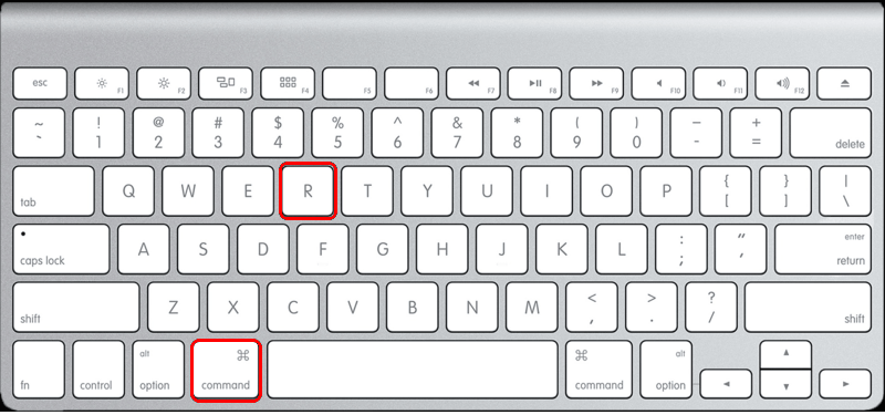 Keyboard shortcut to boot Mac into recovery mode